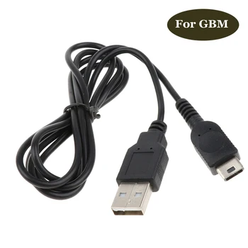 10 шт./лот USB-блок питания, шнур зарядного устройства, кабель для Nintend GBM, USB-кабель для зарядки консоли Game Boy Micro. Изображение