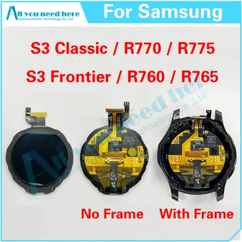 100% Тест Для Samsung Gear S3 Classic SM-R770 R770 R775 /Frontier SM-R760 R760 R765 ЖК-Дисплей С Сенсорным Экраном и Цифровым Преобразователем В сборе Изображение