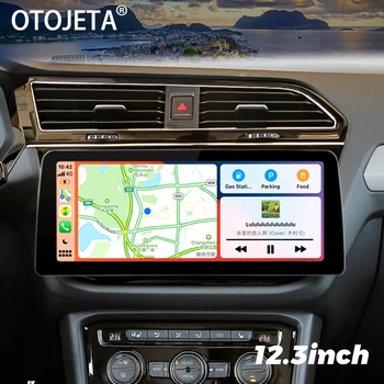 12,3 дюймов 1920*720 Экран Android 13 Автомобильный Видеоплеер 2Din Радио Стерео Для VW PASSAT 2016 2017 GPS Мультимедиа Carplay Головное устройство Изображение