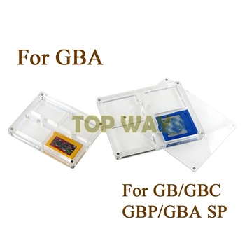 1ШТ Для Игровой Кассетной Коробки GBA Высокая Прозрачная Акриловая Защита дисплея для GameBoy GB GBC GBP GBASP Case Изображение