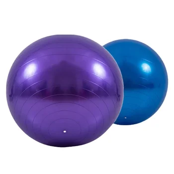 65-сантиметровый взрывозащищенный мяч для йоги из ПВХ, Массажный мяч для фитнеса, для коррекции фигуры беременных, мяч для пилатеса, трансграничный Изображение