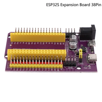 ESP32S 38pin Фиолетовая Плата Расширения IoT Development NodeMCU-32S Lua Wifi Последовательный Порт Изображение