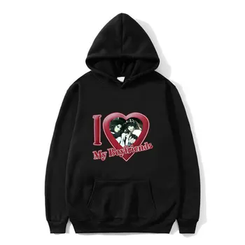 I Love My Boyfriends Tom Kaulitz Twins Толстовка с графическим принтом Немецкой рок-группы Tokio Hotel Толстовка Мужская Женская Мода Толстовки Изображение