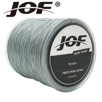 JOF Series 150M 4-нитная многофиламентная леска Super Strong PE 4 цвета, Плетеная леска весом 8-100 фунтов Изображение