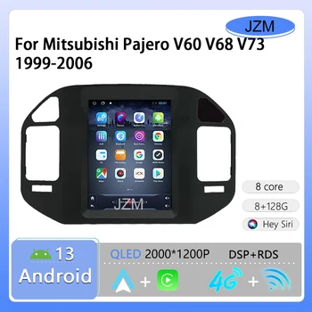 JZM Для Mitsubishi Pajero V60 V68 V73 1999-2006 Android 12 Автомобильный Радио Мультимедийный Плеер DVD Carplay GPS 4G Wifi Стерео Изображение