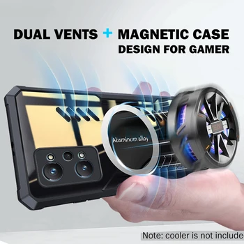 Rzants Чехол для OPPO Realme GT Neo2 Тепловыделяющая Графеновая Магнитная Крышка Беспроводной Тонкий Корпус Телефона Для Геймера Изображение
