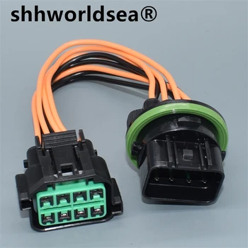 shhworldsea 8-Контактный Разъем для Подключения Автомобильных Фар HP066-08021 HP075-08030 GL211-08021 Для KIA K2 K3 K5 HYUNDAI Sonata MISTRA Изображение