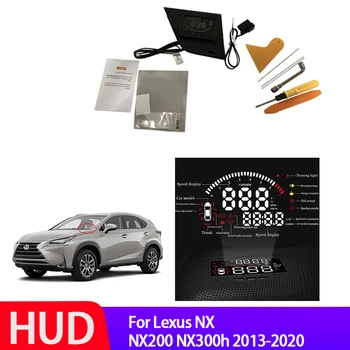 Автомобильный Головной Дисплей HUD Для Lexus NX NX200 NX300h 2018 2019 2020 Электронные Аксессуары Система Сигнализации Экрана Безопасного Вождения Изображение