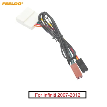 Адаптер жгута проводов FEELDO Car Audio Stereo ISO для Nissan Infiniti 07-12 Установка штекера для стереосистемы CD/DVD на вторичном рынке Изображение