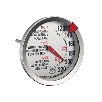 Датчики температуры Термометра Печи Нержавеющей Стали 69HC Для Печей Пиццы BBQ Cooker Изображение