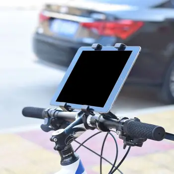 Держатель для планшета на вращающемся велосипеде, зажим для планшета на велотренажерах для помещений, Эллиптическая подставка для планшета на беговой дорожке в тренажерном зале Изображение