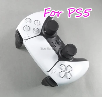 Для PlayStation 5 PS5 Колпачок Для захвата Большого пальца Нескользящий Коромысло L2 R2 Кнопка Джойстика Защитные Колпачки Чехол Чехол для Геймпада 8 в 1 Изображение