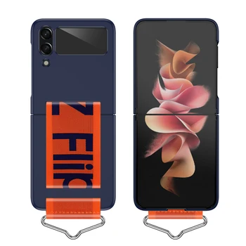 Защитный Чехол для ПК с защитой от Царапин Funda Case для Samsung Galaxy Z Flip4 Flip 4 Flip 3 Flip3 5G Zflip4 Складной Дизайн Аксессуаров Для Телефонов Изображение