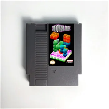 Игровая корзина с 3D-блоками для консоли NES с 72 выводами Изображение