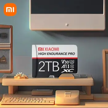 Карта памяти Xiaomi Micro TF SD Card 1 ТБ Micro TF U1 V10 A2 2 ТБ 100 МБ/С Класс скорости чтения 10 512 ГБ Флэш-карт SD Изображение