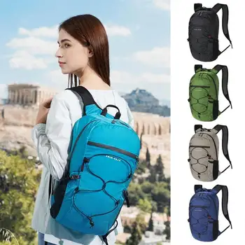 Легкий упаковываемый рюкзак, складной сверхлегкий уличный складной рюкзак, дорожный рюкзак, спортивная сумка для мужчин и женщин Изображение