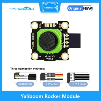 Модуль Yahboom Rocker с двухосевой кнопкой XY, датчик управления игровой ручкой, совместимый с зажимом типа 