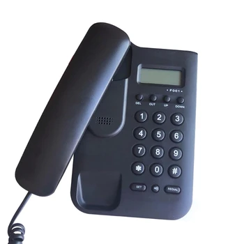 Обычный стационарный телефон с функцией отключения звука / повторного набора / громкой связи для бизнеса 594A Изображение