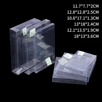 Прозрачный Защитный Чехол Для Картриджа Для GB GBA GBC SNES N64 NES NGPC Switch Прозрачная Защитная Коробка Изображение