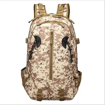 Прочный армейский военно-тактический рюкзак для джунглей объемом 40 л, сумка для кемпинга, путешествий, верховой езды, пеших прогулок, походный рюкзак Изображение