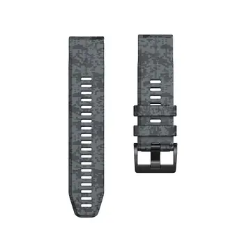 Ремешки для часов HAODEE 22 мм 26 мм с камуфляжем для Garmin Quickfit Watch Band Изображение