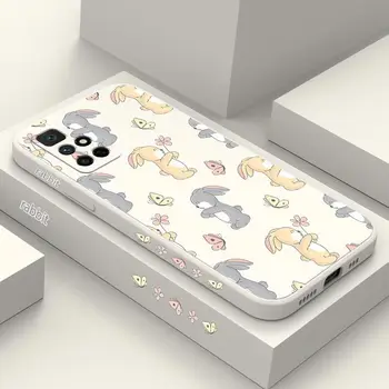 Силиконовый чехол для телефона Rabbit Butterfly для Xiaomi Redmi 10 10A 12C 9 10C 9T 9A A1 9C чехол Изображение