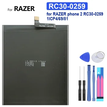 Сменный аккумулятор емкостью 4000 мАч для Razer Phone 2, Phone2, RC30-0259, батарейки + инструменты Изображение