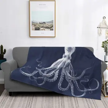 Флисовое одеяло с щупальцами осьминога 