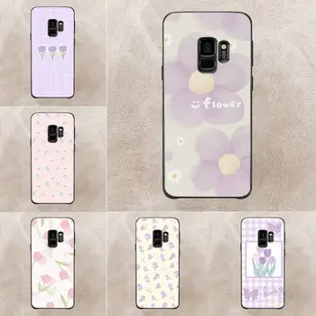 Чехол для телефона с цветами для Samsung Galaxy A51 A50 A71 A21s A31 A41 A10 A20 A70 A30 A22 A02s A13 A53 5G Cover Coque Изображение